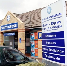 white cross